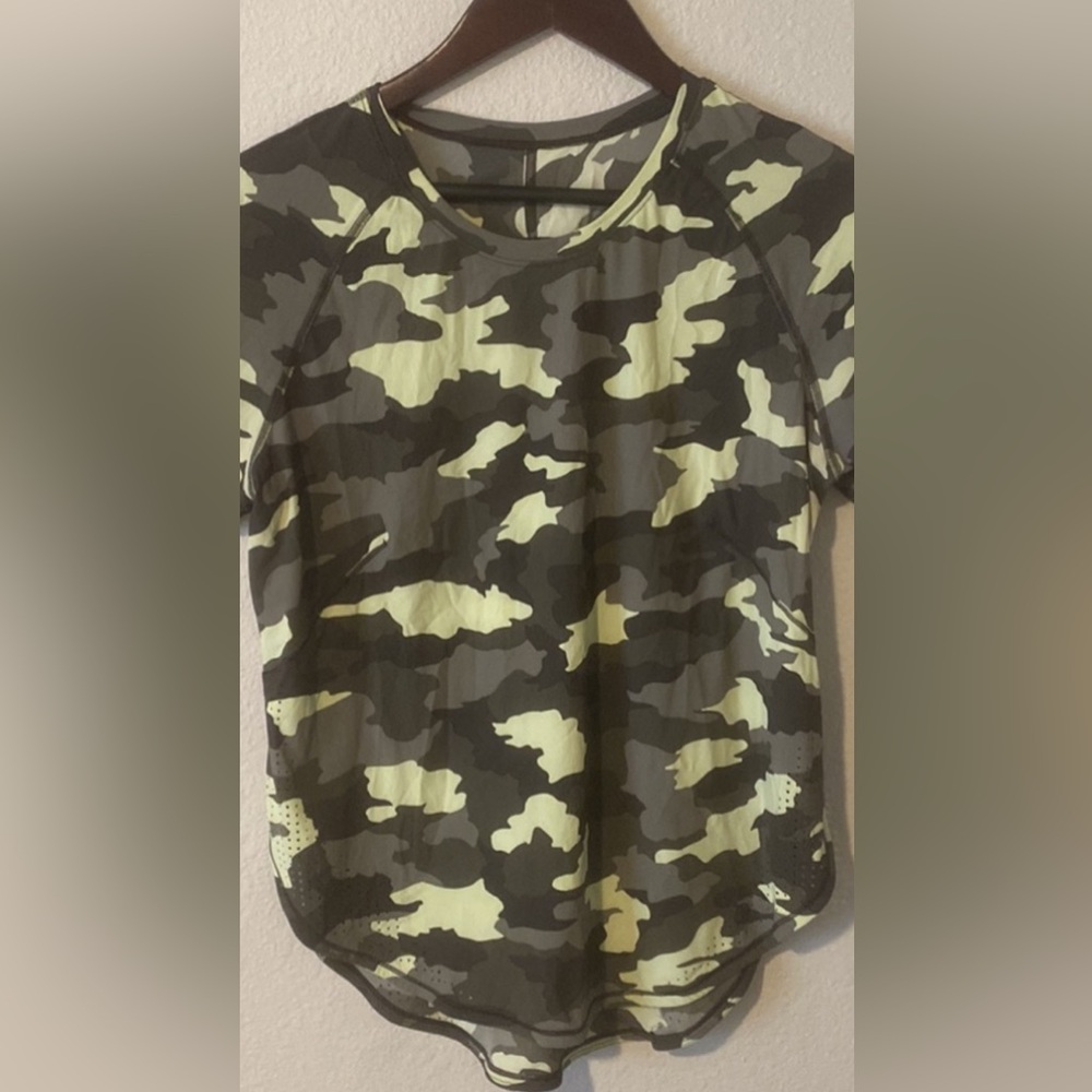 Lululemon Camo Running Shirt